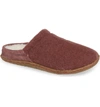 Sorel Nakiska Scuff Slipper In Light Raisin