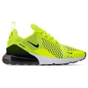Nike Men's Air Max 270 Casual Sneakers From Finish Line In Yellow