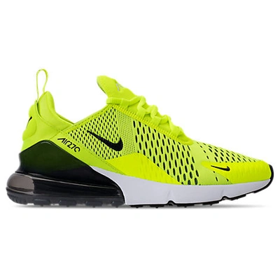 Nike Men's Air Max 270 Casual Sneakers From Finish Line In Yellow