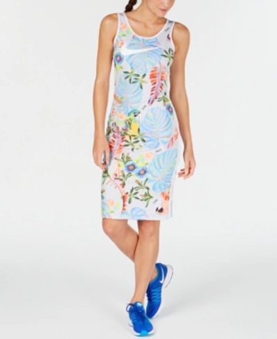 Nike Sportswear Ultra-femme Floral-print Tank Dress In Pink Platinum |  ModeSens