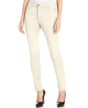 cream skinny jeans