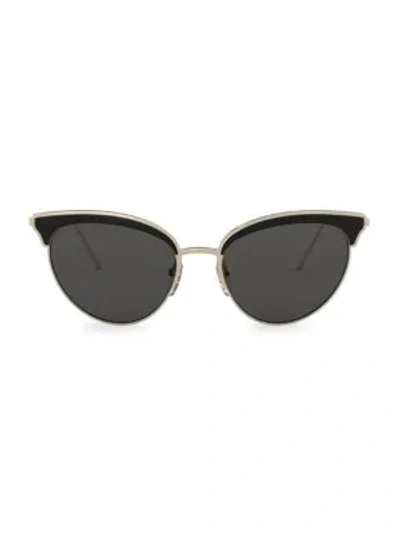 Prada Women's 54mm Cateye Sunglasses In Gold Black