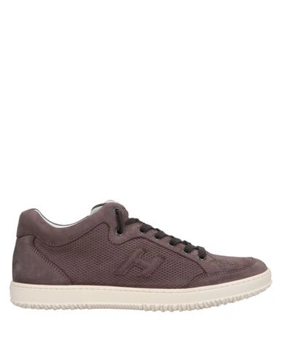 Hogan Sneakers In Brown