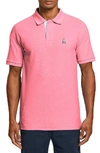 Psycho Bunny Porthill Polo Shirt In Watermelon