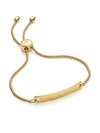 Monica Vinader Engravable Havana Friendship Chain Bracelet (exclusive Collection) In Yellow Gold