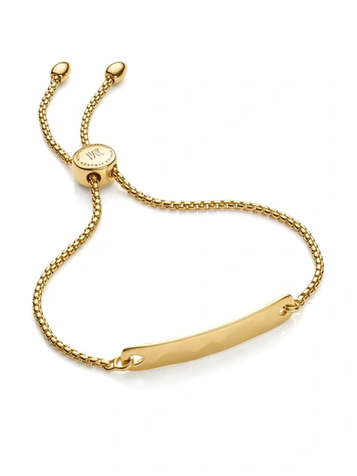 Monica Vinader Engravable Havana Friendship Chain Bracelet (exclusive Collection) In Gold