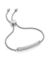 Monica Vinader Silver Havana Mini Chain Friendship Bracelet