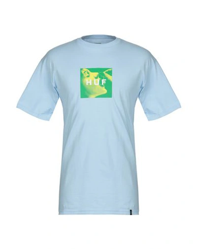 Huf T-shirts In Sky Blue