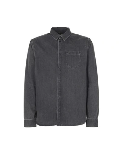 Allsaints Denim Shirt In Black