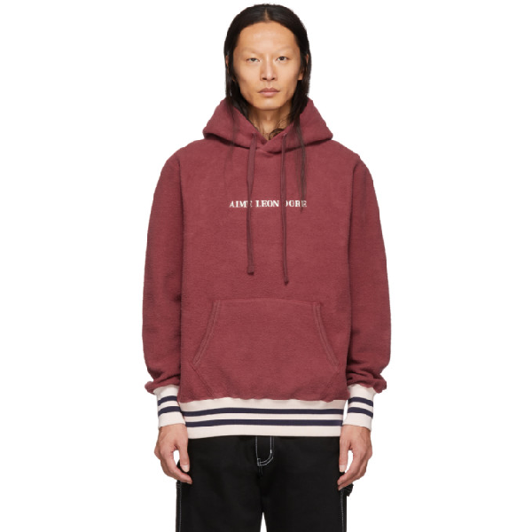 aime leon dore reverse fleece