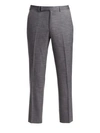 Ermenegildo Zegna Wool-blend Slim Trousers In Grey