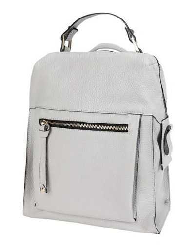 Caterina Lucchi Backpack & Fanny Pack In Light Grey