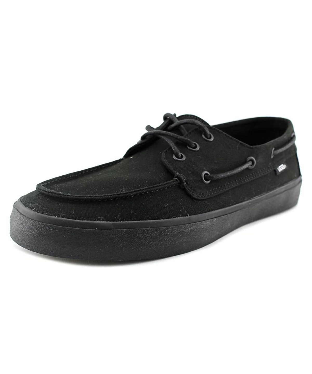vans boat shoes black cheap online