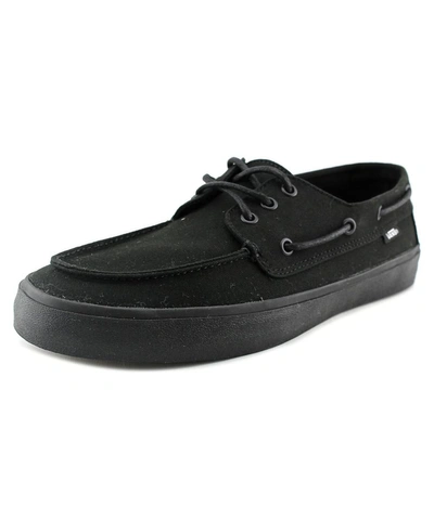 Vans Chauffeur Sf Moc Toe Canvas Boat Shoe' In Black | ModeSens