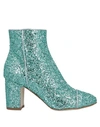 Polly Plume Ankle Boot In Green