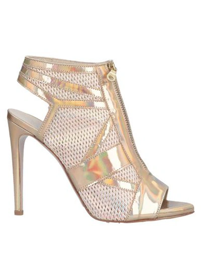 Wo Milano Ankle Boot In Gold