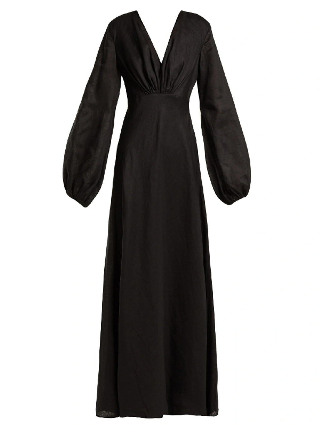 Kalita Utopian Linen Maxi Dress In Black | ModeSens