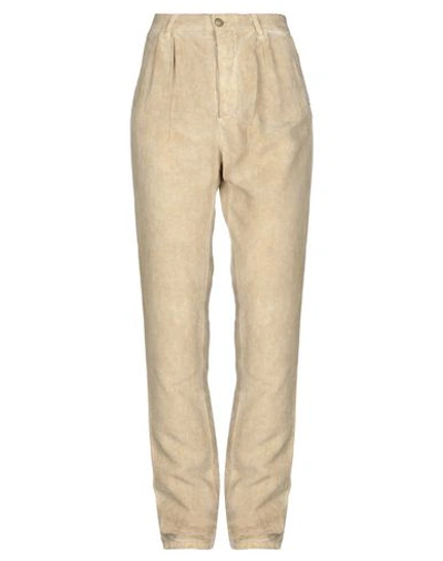 Monocrom Casual Pants In Sand