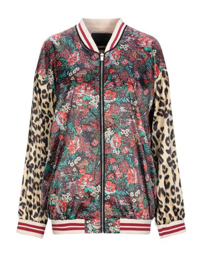 Maison Scotch Bomber In Red
