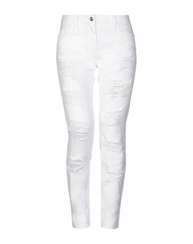 Blumarine Denim Pants In White | ModeSens