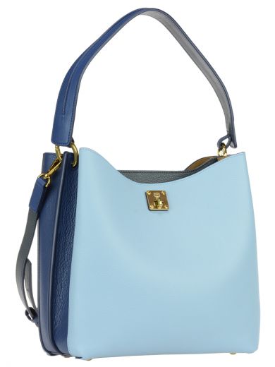 Mcm Milla Hobo Medium Bag In Sky Blue | ModeSens