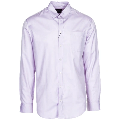 Emporio Armani Men's Long Sleeve Shirt Dress Shirt In Pink