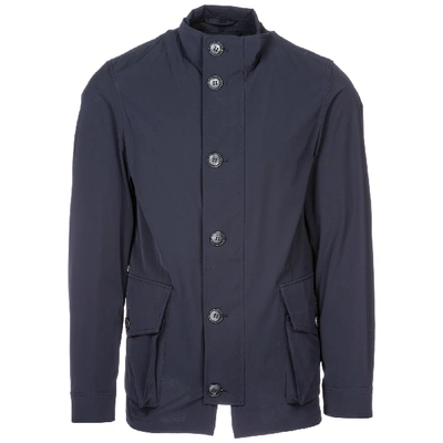 Emporio Armani Men's Outerwear Jacket Blouson In Blue