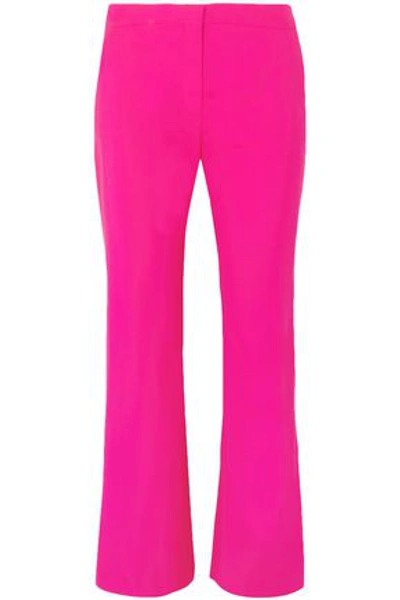 Altuzarra Flare Leg Crop Pants In Bright Pink