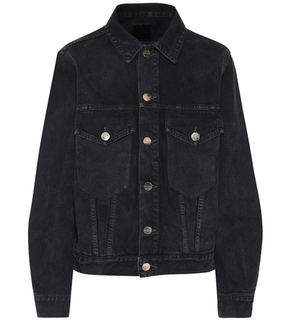 Goldsign Morton Denim Jacket In Black