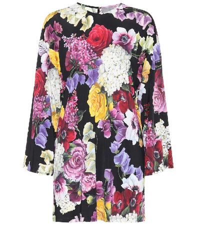 Dolce & Gabbana Floral-printed Top In Multicoloured