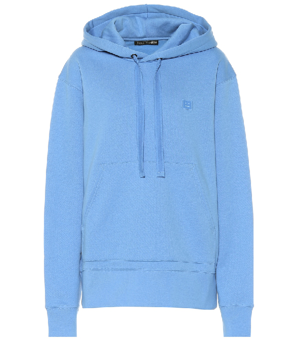 acne studios ferris face oversized cotton hoodie