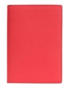 Smythson Document Holder In Red