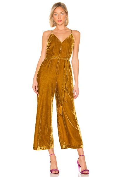Astr Hey Hey Hey Jumpsuit In Gold