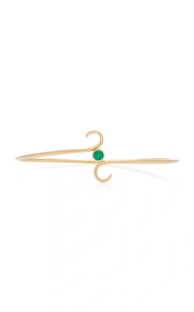 Donna Hourani Women's Love 18k Gold And Emerald Bracelet