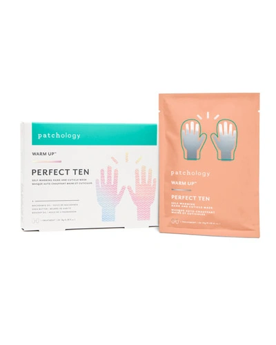 Patchology Perfect Ten" Self-warming Hand Mask" In White