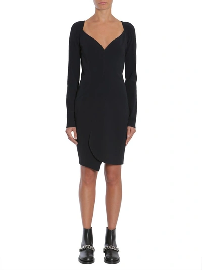Givenchy Asymmetric Hem Dress In Black