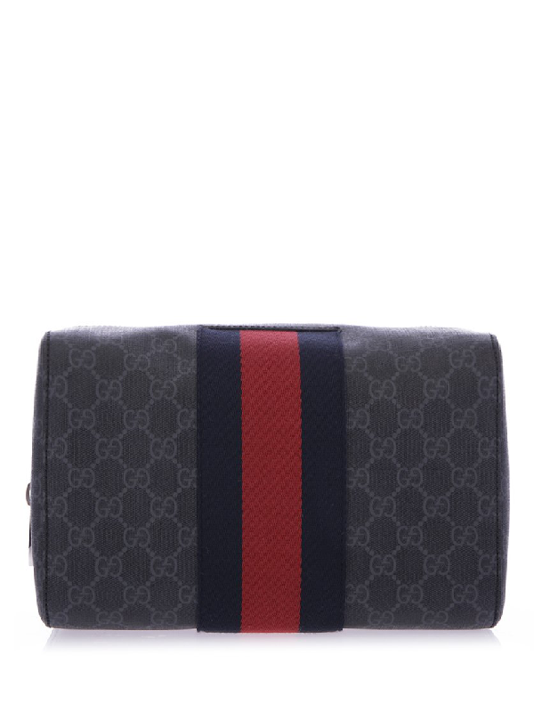 black gucci toiletry bag