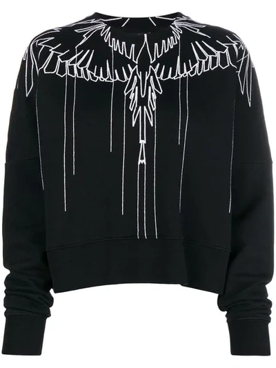 Marcelo Burlon County Of Milan Graphic Sweatshirt In Black
