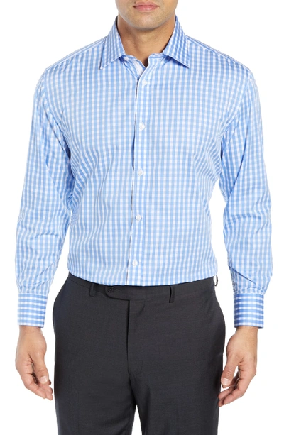 English Laundry Regular Fit Check Dress Shirt In Blue
