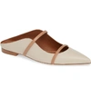 Malone Souliers Maureen Pointy Toe Flat In Ice/ Nude