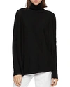 Allsaints Koko Faux-wrap Sweater In Black