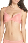 On Gossamer Underwire Convertible T-shirt Bra In Coral Cloud