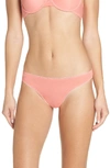 On Gossamer 'hip-g' Mesh Thong In Coral Cloud