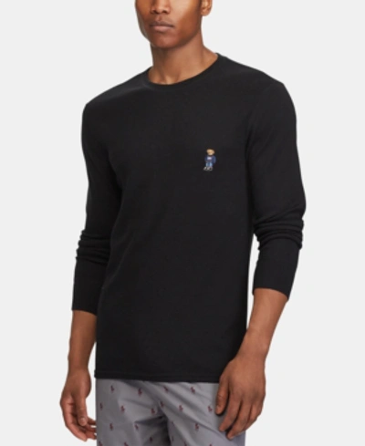 Polo Ralph Lauren Bear Men's Ultra Soft Waffle-knit Thermal Shirt In