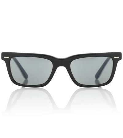 The Row X Oliver Peoples Rectangular Acetate Sunglasses In Black