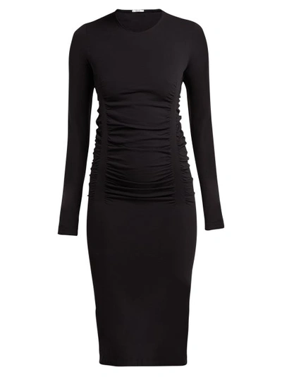 Wolford Fatal Drape Stretch jersey Dress In Black ModeSens