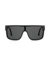 Carrera 99mm Flagtop Ii Shield Sunglasses In Matte Black