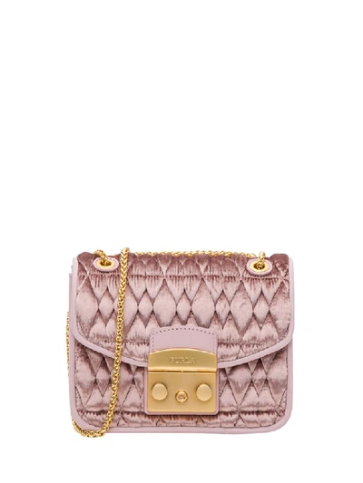 Furla Metropolis Cometa Mini Crossbody Bag In Rosa