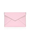 Rebecca Minkoff Leo Leather Envelope Clutch In Light Orchid