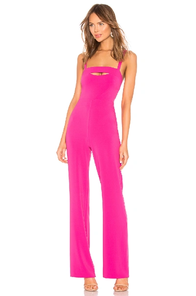 Nbd X Naven Rose Jumpsuit In Bright Pink